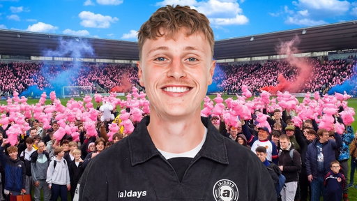 I Surprised A Football Team With 1,000 Fans!
