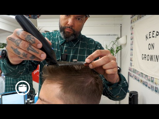 ASMR Barbershop - Clippers, Scissors Cutting, Deep Voice, Hot Towel, Chill Vibes 💈✂️