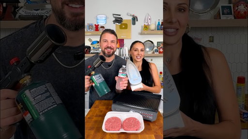 Best way to cook the burger? 🍔 w/ Cassie Istook #shorts