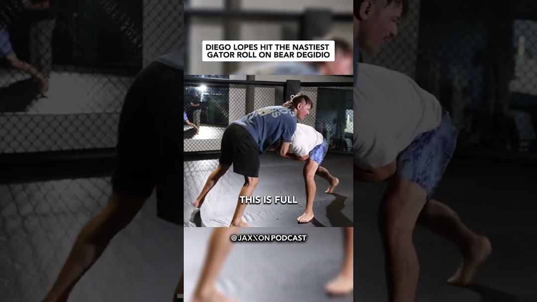Diego Lopes Hit the Nastiest Gator Roll on Bear Degedio