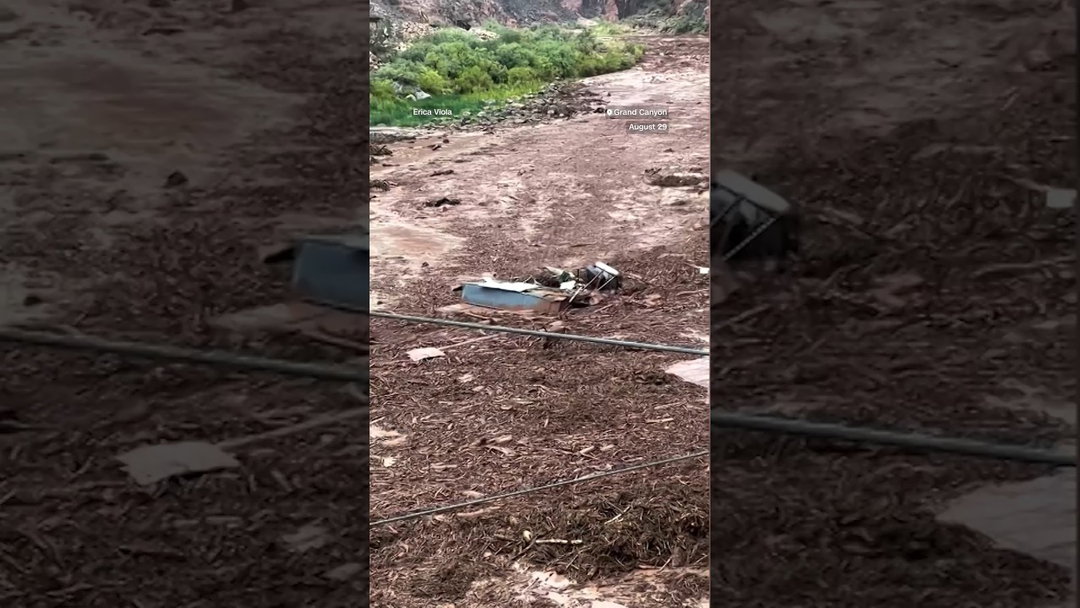 Hikers evacuated from Grand Canyon after flash flooding
