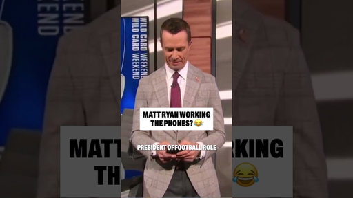 No time to waste for the new President of Football 😂 #nfl #atlantafalcons #mattryan