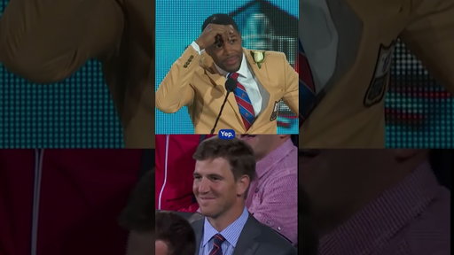 Michael Strahan tells funniest Eli Manning story in his HOF induction speech 😂 #shorts #nfl #giants