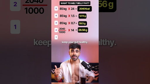 How To Melt Belly Fat | Diet Plan Included ✅