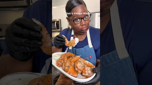 Salt & Vinegar Wings #friedchicken #easyrecipe