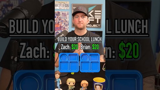 Who Can Build The Better School Lunch With $20? #shorts #lunch #food #school #games
