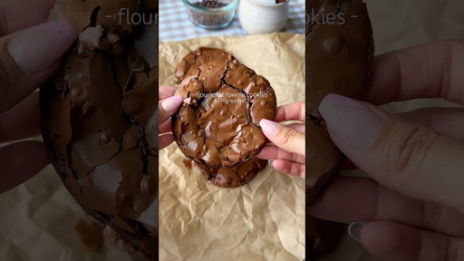 flourless brownie cookies 🍪 #baking #glutenfree #cookies #brownies