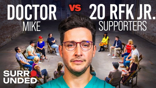 Dr. Mike vs 20 RFK Jr. Supporters | Surrounded
