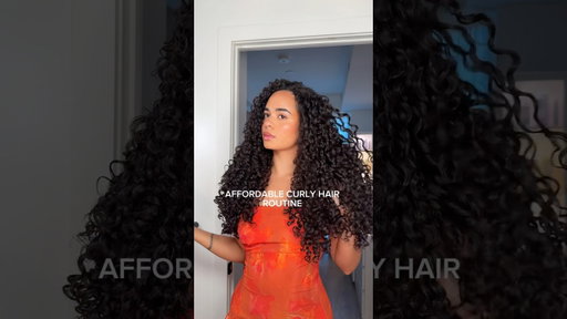 Frizz free curls on a budget✨ @PacificaChannel #curlyhair #curlyhairroutine