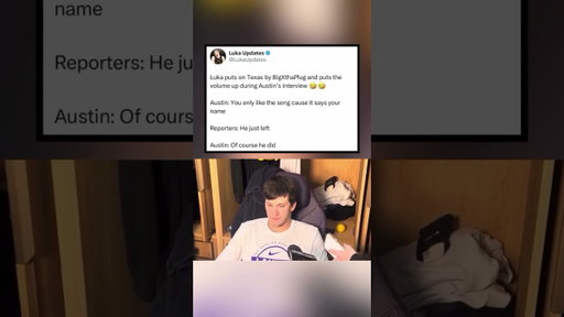 Luka can be such a menace 🤣 (via LukaUpdates/X)