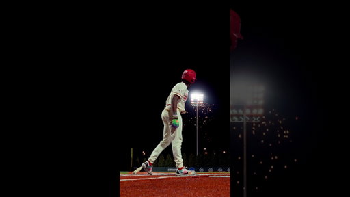 Talk about a light show! #homerun #baseball #edit