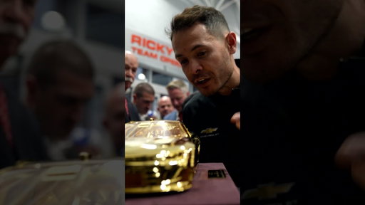 A one-of-a-kind trophy to celebrate the 2025 NASCAR Cup Series champion.