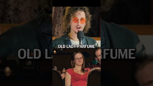 Comedian makes crowd go “WTF” #grandma #perfume #funnyshorts #standup #standupcomedy