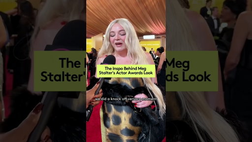 Meg Stalter took the the #ActorAwards red carpet with a tribute to Donatella Versace's 1996 look.