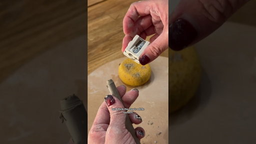 Turning my husband’s Apple Pencil into clay #pottery