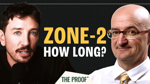 Do You Need 150 Minutes or 400+? Zone 2 Training for Longevity & Mitochondria | The Proof Clips #277