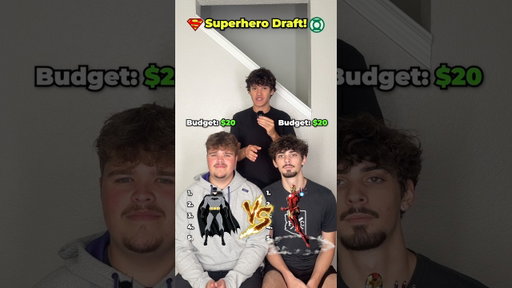 Superhero Draft!🤑🦹‍♂️ #superhero #marvel #games #battle