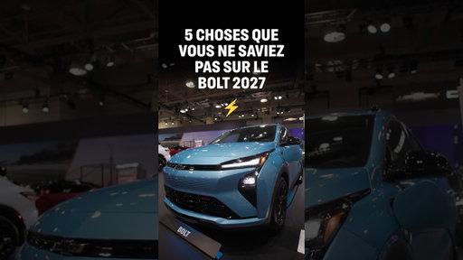 5 choses que vous ne saviez pas sur le nouveau Bolt