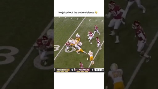 Craziest juke ever 😱 #nfl #crazycelebration #superbowl #funny #sports #nflgame #collegefootball