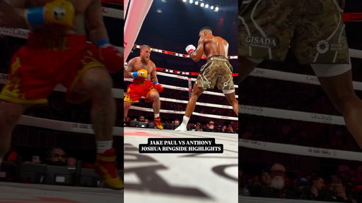 JAKE PAUL VS ANTHONY JOSHUA RINGSIDE HIGHLIGHTS 🥊