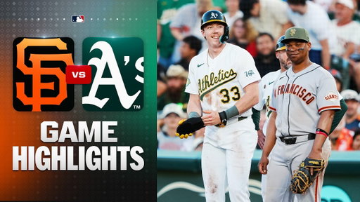 Giants vs. A's Game Highlights (5/15/26) | MLB Highlights