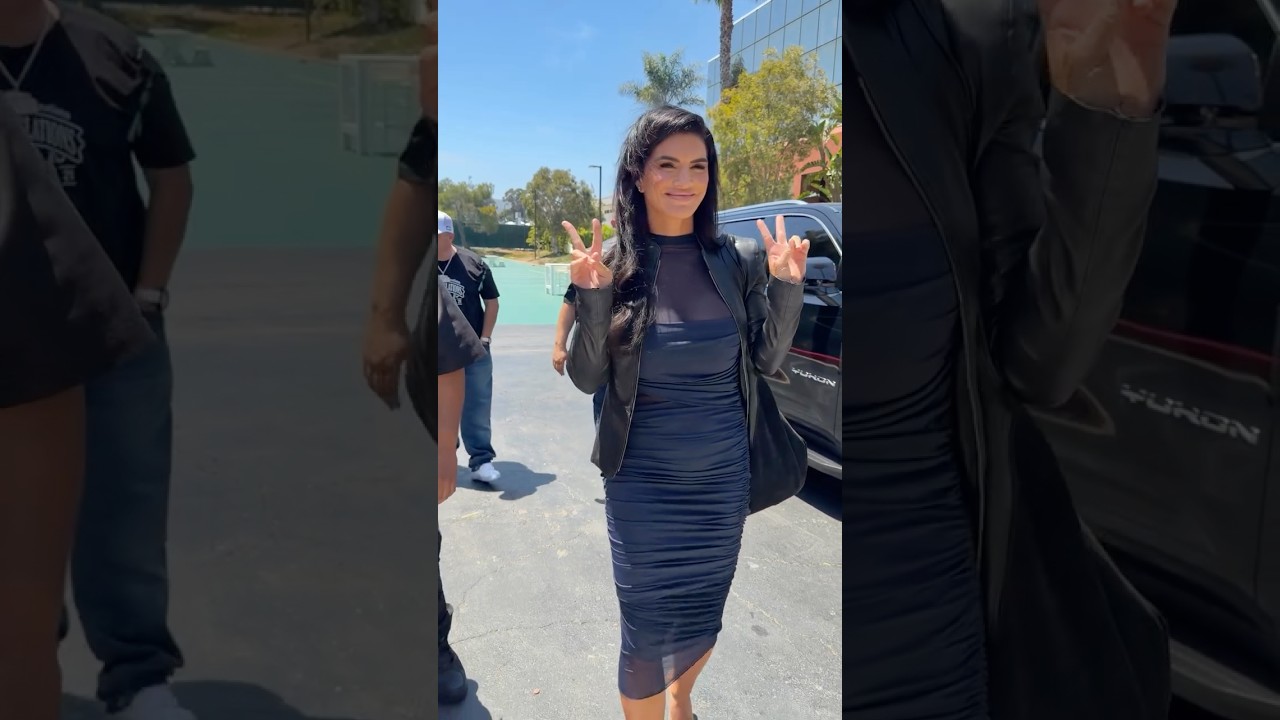 GINA CARANO ARRIVES TO MVP MMA FIGHT WEEK 👀🔥