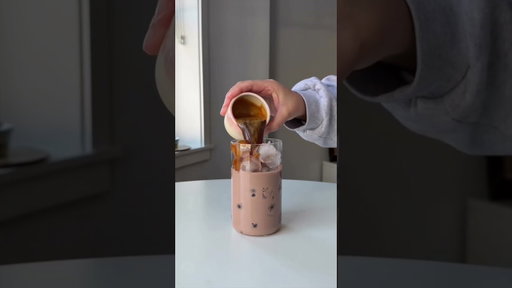 Cereal milk latte!! 🥣🫣