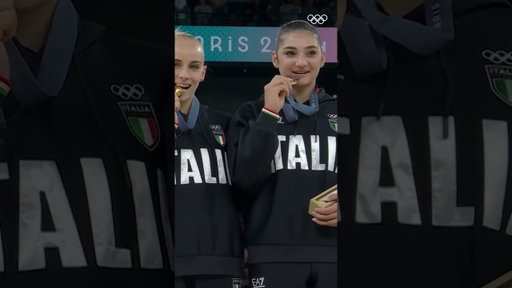Una medaglia olimpica alla tenerezza 😍