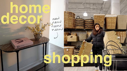 Furniture & home decor shopping for the new apartment!