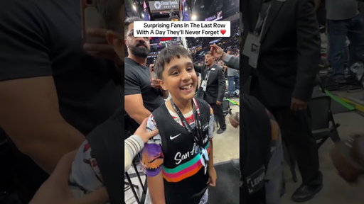 Surprising Finals Sitting In The Last Row Of The NBA Finals!
