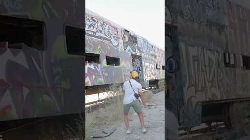 Skating An Abandoned Train