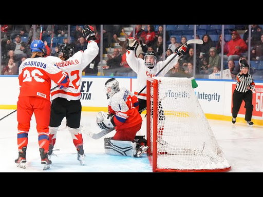 Highlights from Canada vs. Czechia in the semifinals at the 2026 U18 Women's Worlds