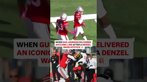 One of the biggest hits in recent College Football history 😮‍💨 #cfb #collegefootball #ohiostate