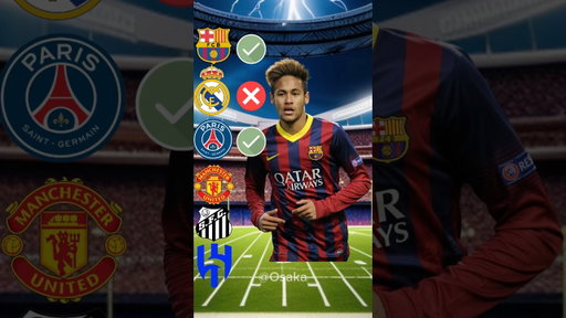 Neymar Jr Football Clubs 🤯🔥 #shorts #football #fyp #100kvews