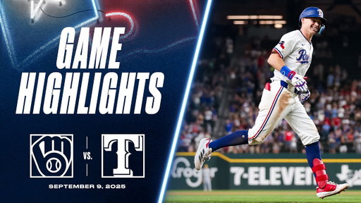 Brewers vs. Rangers Game Highlights (9/9/25) | MLB Highlights