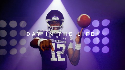 A Day in the Life with Marcus Romain | Northwestern Football