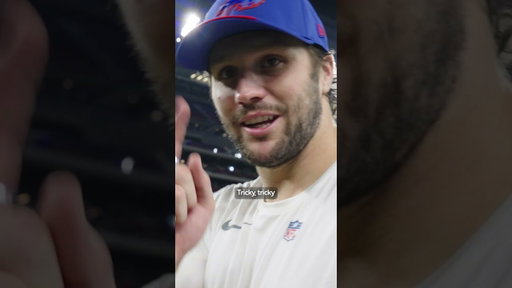 Josh Allen's Secret Mic'd Up RUINED By Referee?! #nfl #shorts #bills
