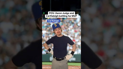 POV: Aaron Judge and Cal Raleigh battling for MVP😂⚾️
