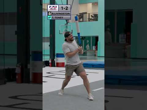 Blindfolded Wiffle Ball Pitcher vs. Dude Perfect🍿 #dudeperfect #wiffleball #mlb  #blwwiffleball
