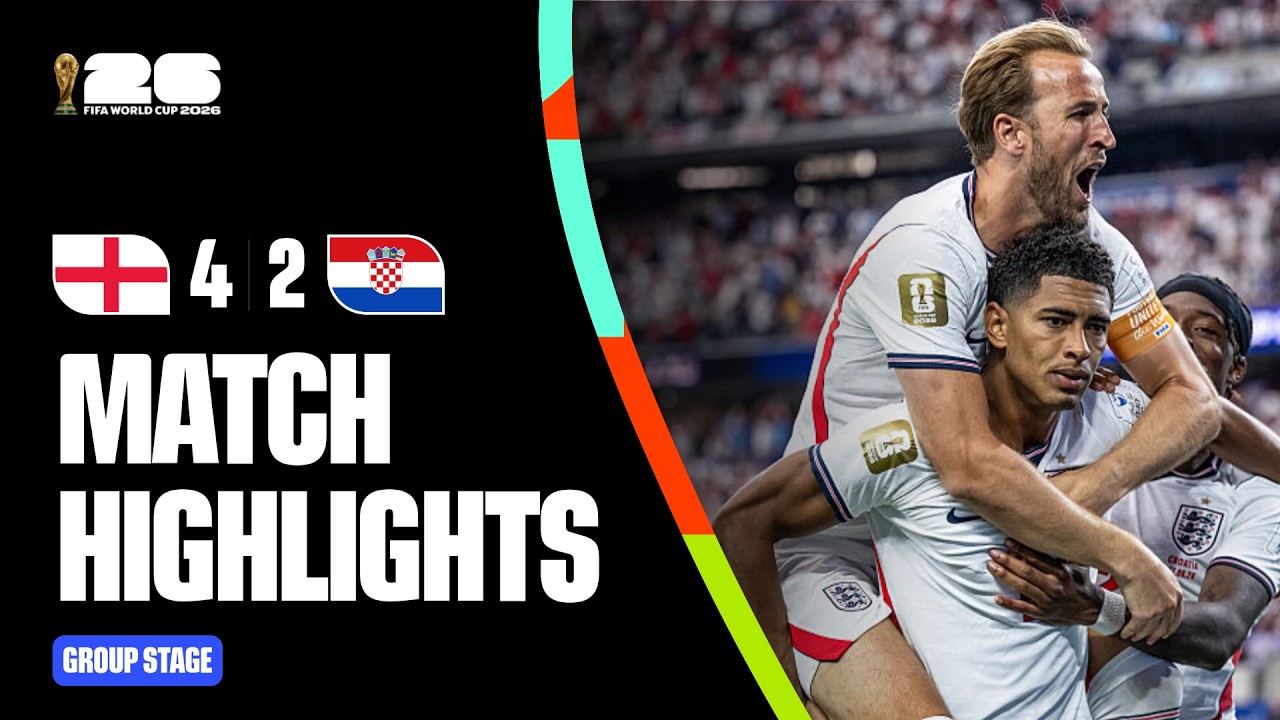Highlights | England 4-2 Croatia | FIFA World Cup 2026™