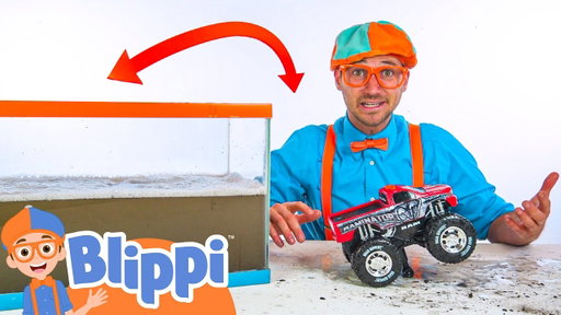 Blippi Learns to Wash Toy Trucks | Blippi and Meekah Best Friend Adventures | Educational Videos