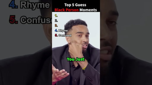 Top 5 Guess Black Person Moments