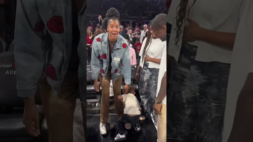Candace Parker’s son has a dance off with Usher! 😂