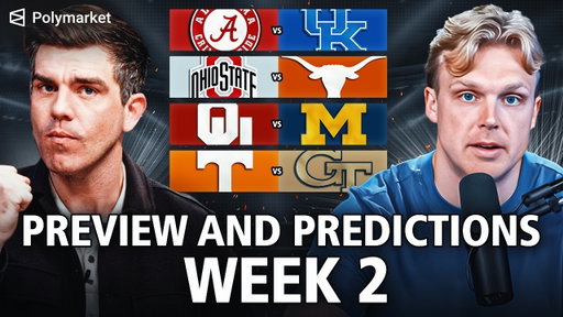 College Football Week 2 PREDICTIONS with J.D. PicKell | Ohio State vs. Texas, Oklahoma vs. Michigan