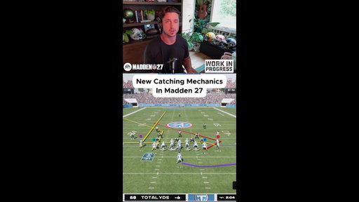 Catching looks totally different in #Madden27  👀