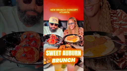 Trying Sweet Auburn Brunch | Must-try Brunch in Atlanta #shorts #atlantafood #brunch