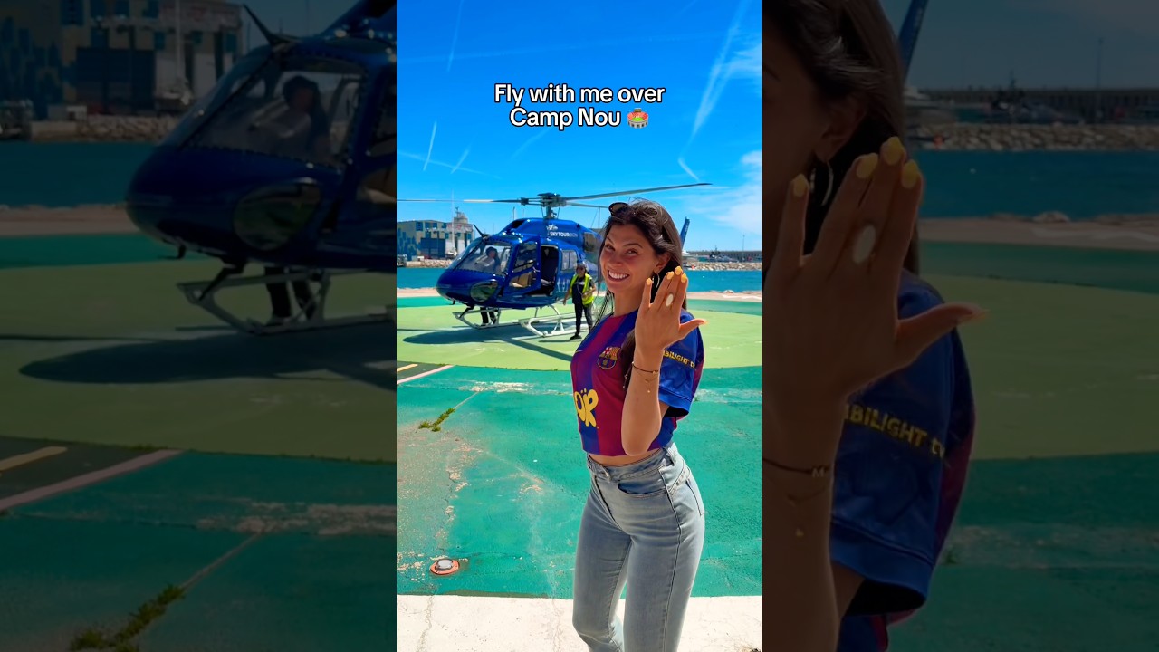 Behind The Scenes Flying Over Camp Nou 🏟️🚁