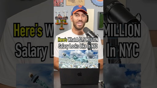 Here’s What A $1.5 Million Salary Looks Like In NYC!! #fyp #nyc #money #salary