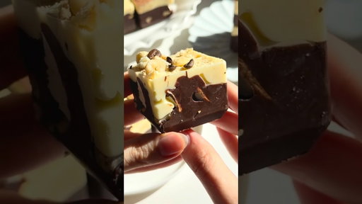 The dessert mash up you didn’t know you needed: Tiramisu rocky road 🍫 #rockyroad #dessert #shorts