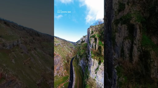 Flying the new DJI Avata 360 over Cheddar Gorge 🇬🇧 🎥